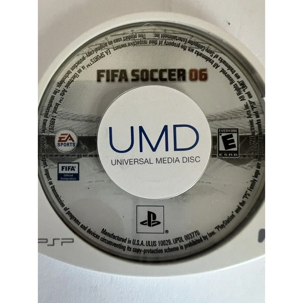 PSP FIFA Soccer DISC ONLY has not been tested but no signs of ware on disk